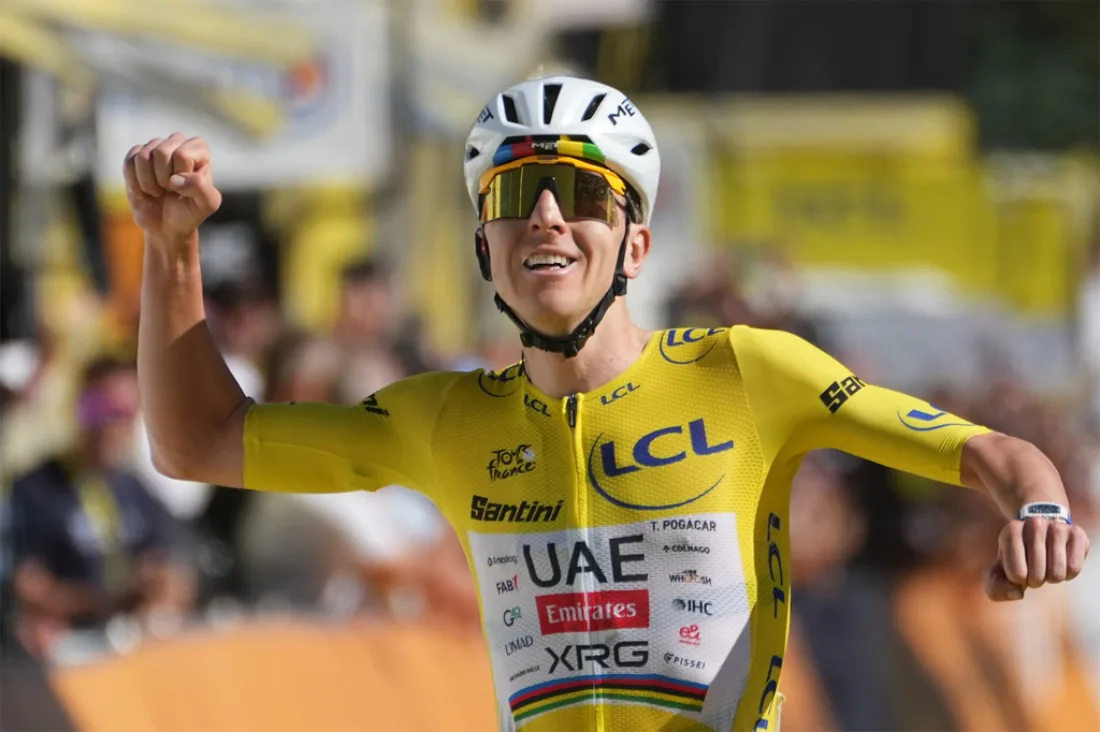 Pogacar wins stage 19 of the Tour and extend lead